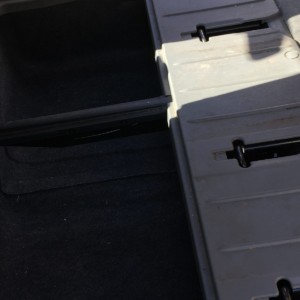 Front stowaway - I plan to use this for storage