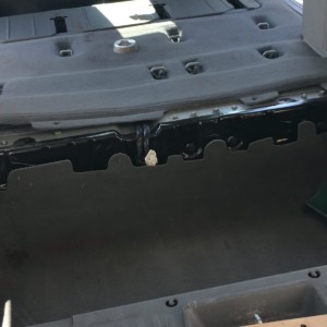 I removed the rear stowaway seats